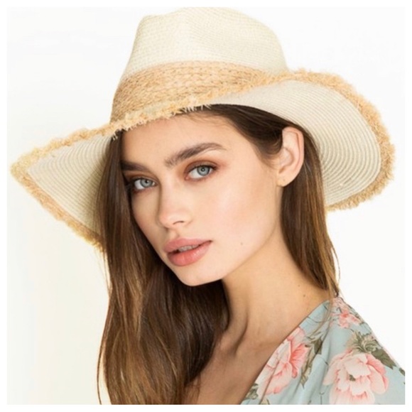 44 Boho Fabulous Straw Fedora Hat - Picture 2 of 5